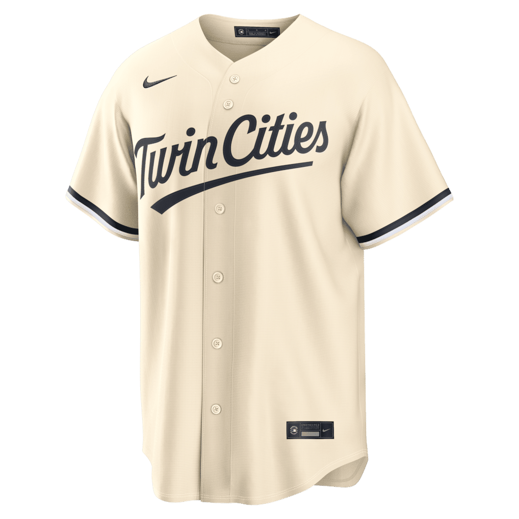 Custom Minnesota Twins Alternate Replica Jersey Cream