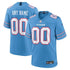 Custom Tennessee Titans Custom Game Jersey Light Blue