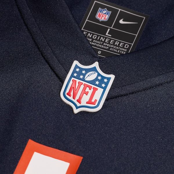 Custom Caleb Williams Chicago Bears Game Jersey Navy