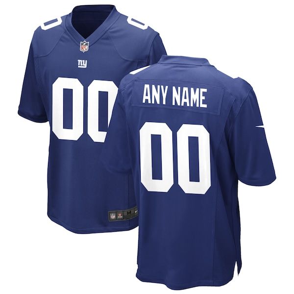 Custom New York Giants Custom Game Jersey Royal