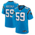 Custom Luke Kuechly Carolina Panthers Alternate Game Jersey Blue