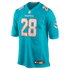 Custom De'Von Achane Miami Dolphins Game Jersey Aqua