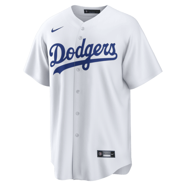 Custom Los Angeles Dodgers Home Replica Custom Jersey White