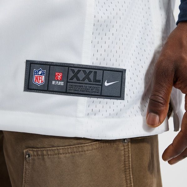 Custom Josh Allen Buffalo Bills Alternate Game Jersey White