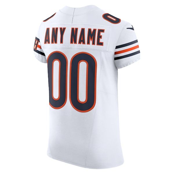 Custom Chicago Bears Vapor F.U.S.E. Elite Custom Jersey White