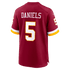 Custom Washington Commanders Jayden Daniels Game Jersey Burgundy