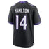 Custom Kyle Hamilton Baltimore Ravens Alternate Game Jersey Black
