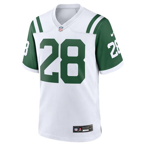 Custom Curtis Martin New York Jets Retired Player Alternate Game Jersey White