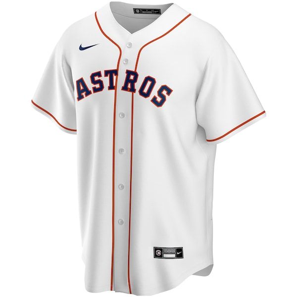 Custom Houston Astros Home Replica Custom Jersey White