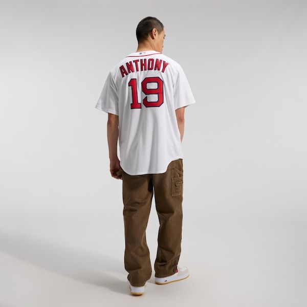 Custom Roman Anthony Boston Red Sox Home Replica Jersey White