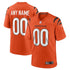 Custom Cincinnati Bengals Alternate Game Custom Jersey Orange
