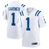Custom Ahmad Sauce Gardner Indianapolis Colts Game Jersey White
