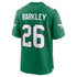 Custom Saquon Barkley Philadelphia Eagles Alternate Game Jersey Kelly Green