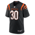 Custom Chase Brown Cincinnati Bengals Game Jersey Black