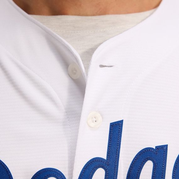 Custom Los Angeles Dodgers Home Replica Custom Jersey White