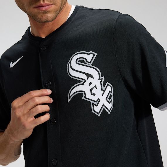 Custom Chicago White Sox Alternate Limited Custom Jersey Black