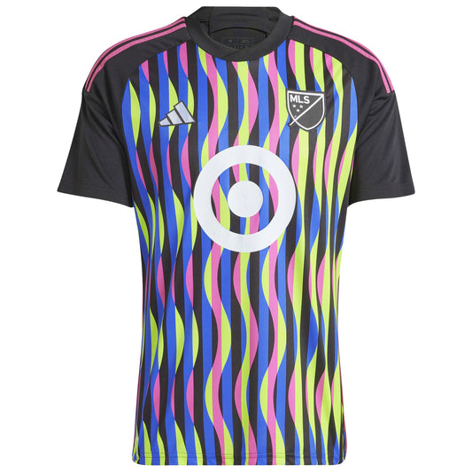 Atlanta United FC adidas 2024 Hispanic Heritage Pre-Match Top - Black (Copy)