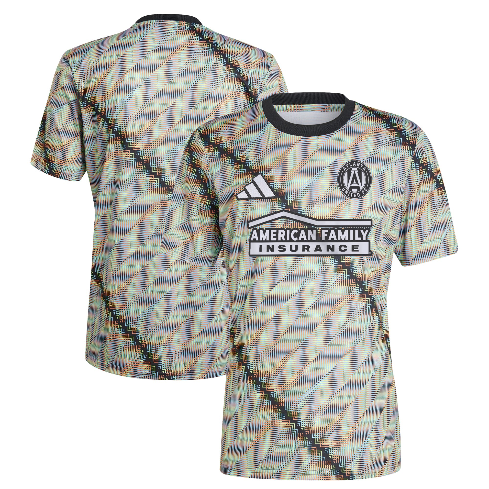 Atlanta United FC adidas 2024 Hispanic Heritage Pre-Match Top - Black