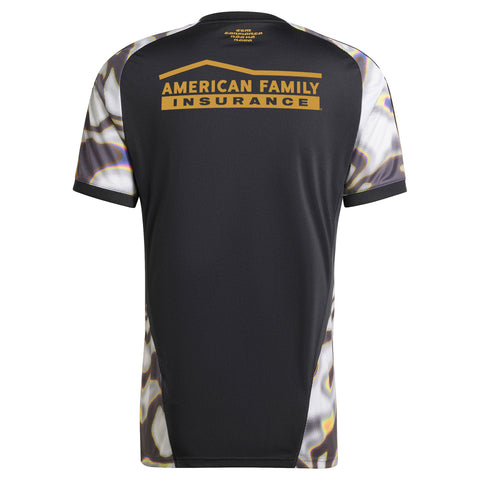 Atlanta United FC adidas 2024 Pride Pre-Match Top - Black