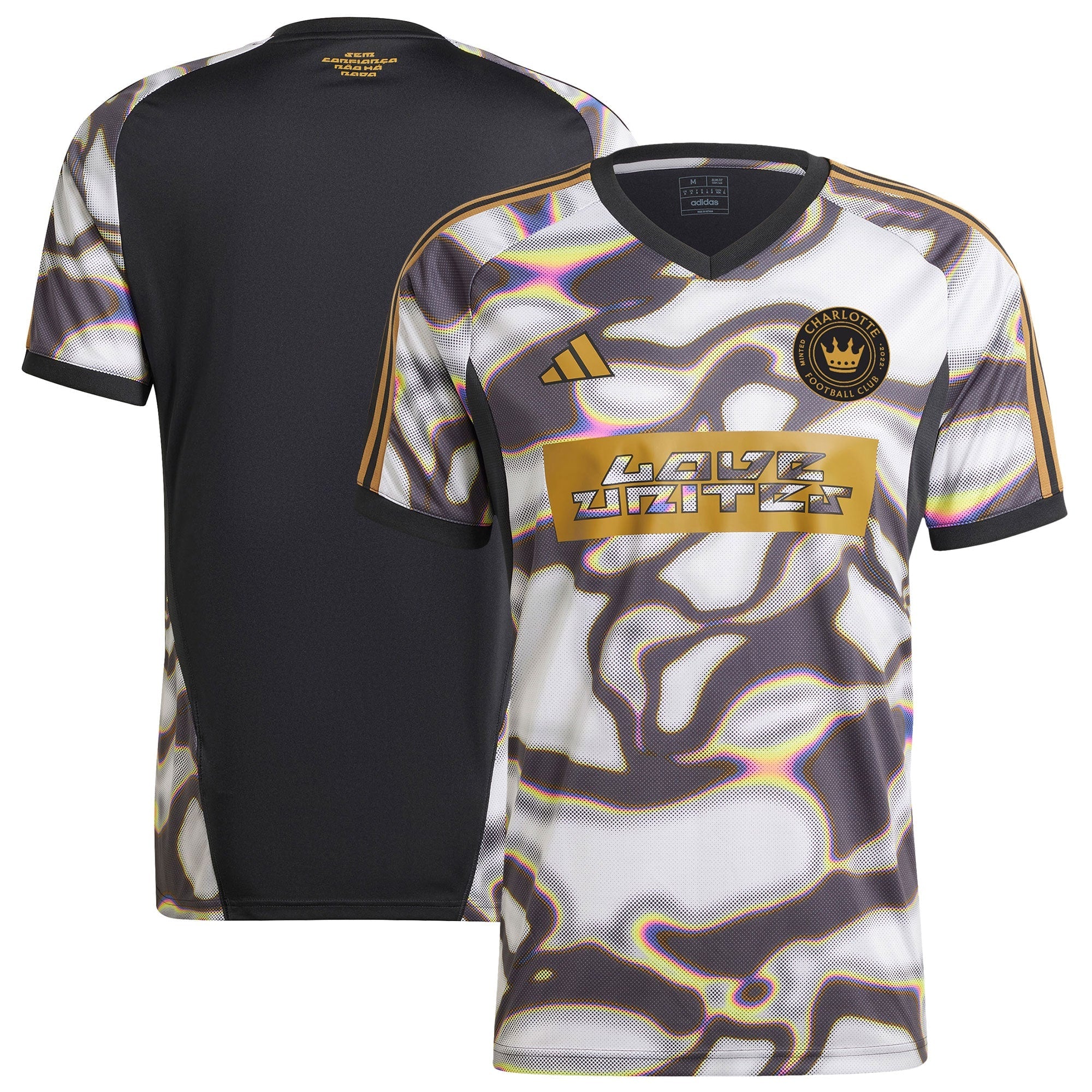 Charlotte FC adidas 2024 Pride Pre-Match Top - Black