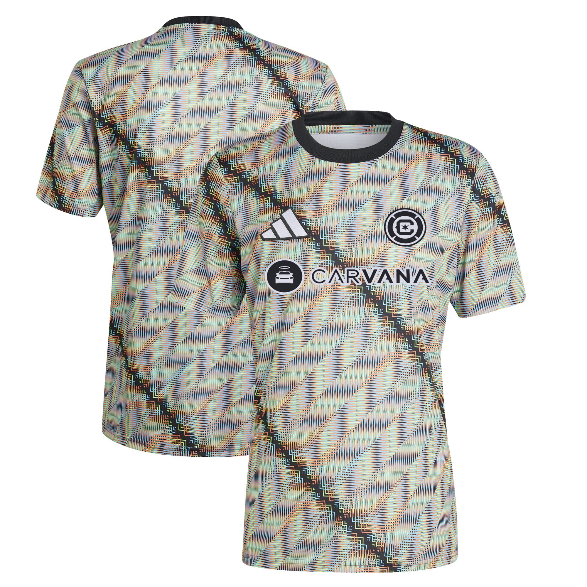 Chicago Fire adidas 2024 Hispanic Heritage Pre-Match Top - Black