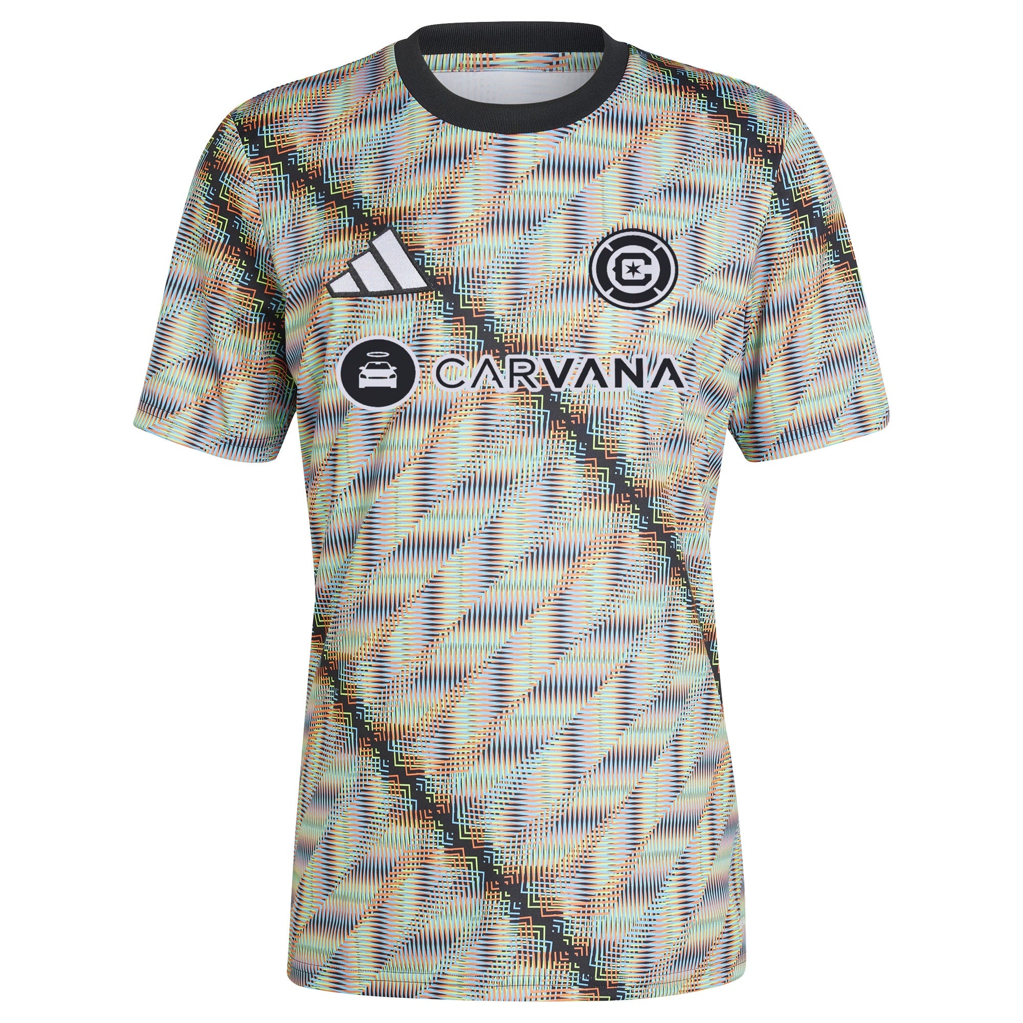 Chicago Fire adidas 2024 Hispanic Heritage Pre-Match Top - Black