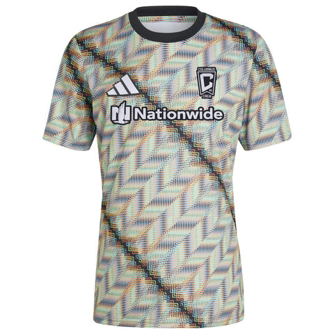 Columbus Crew adidas 2024 Hispanic Heritage Pre-Match Top - Black