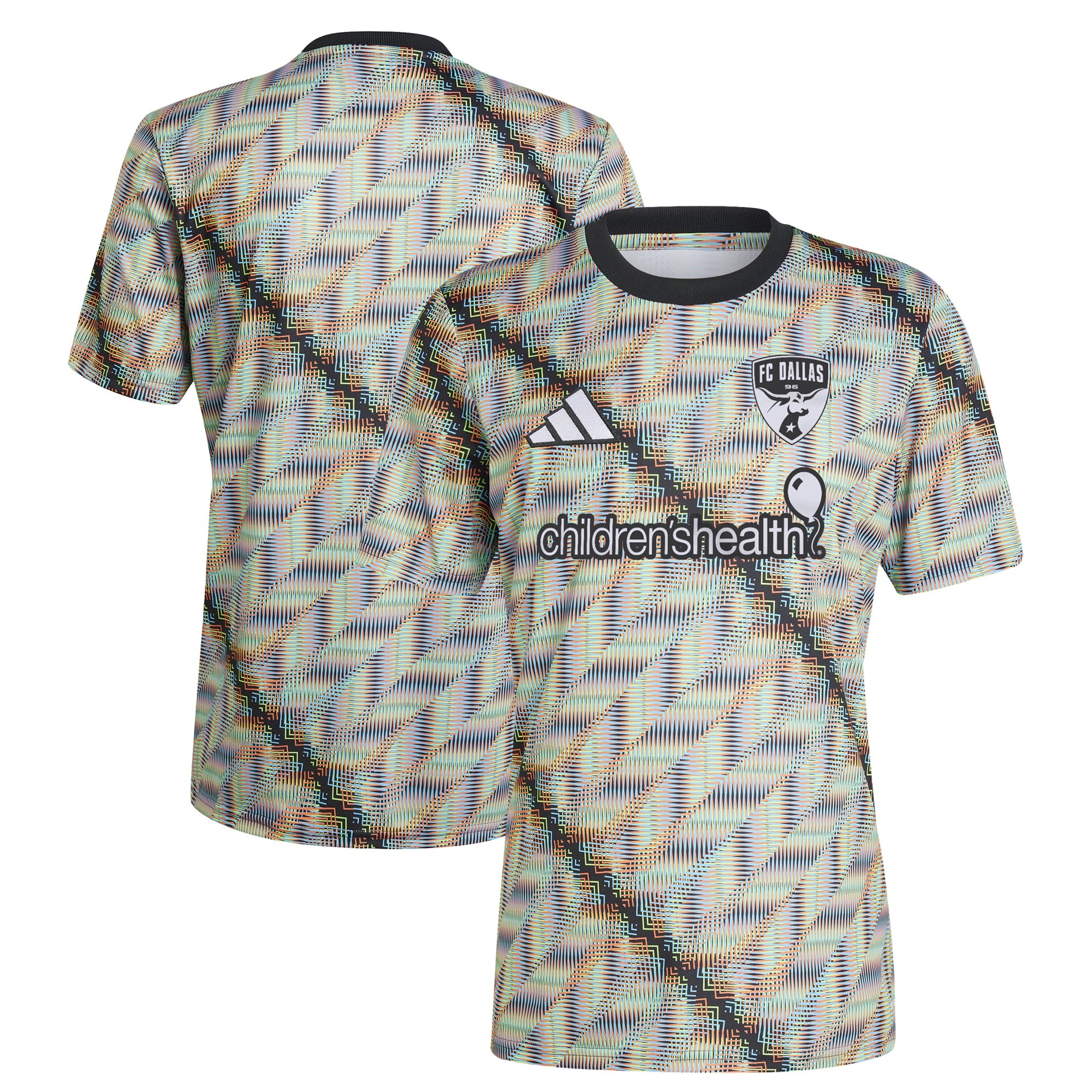 FC Dallas adidas 2024 Hispanic Heritage Pre-Match Top - Black