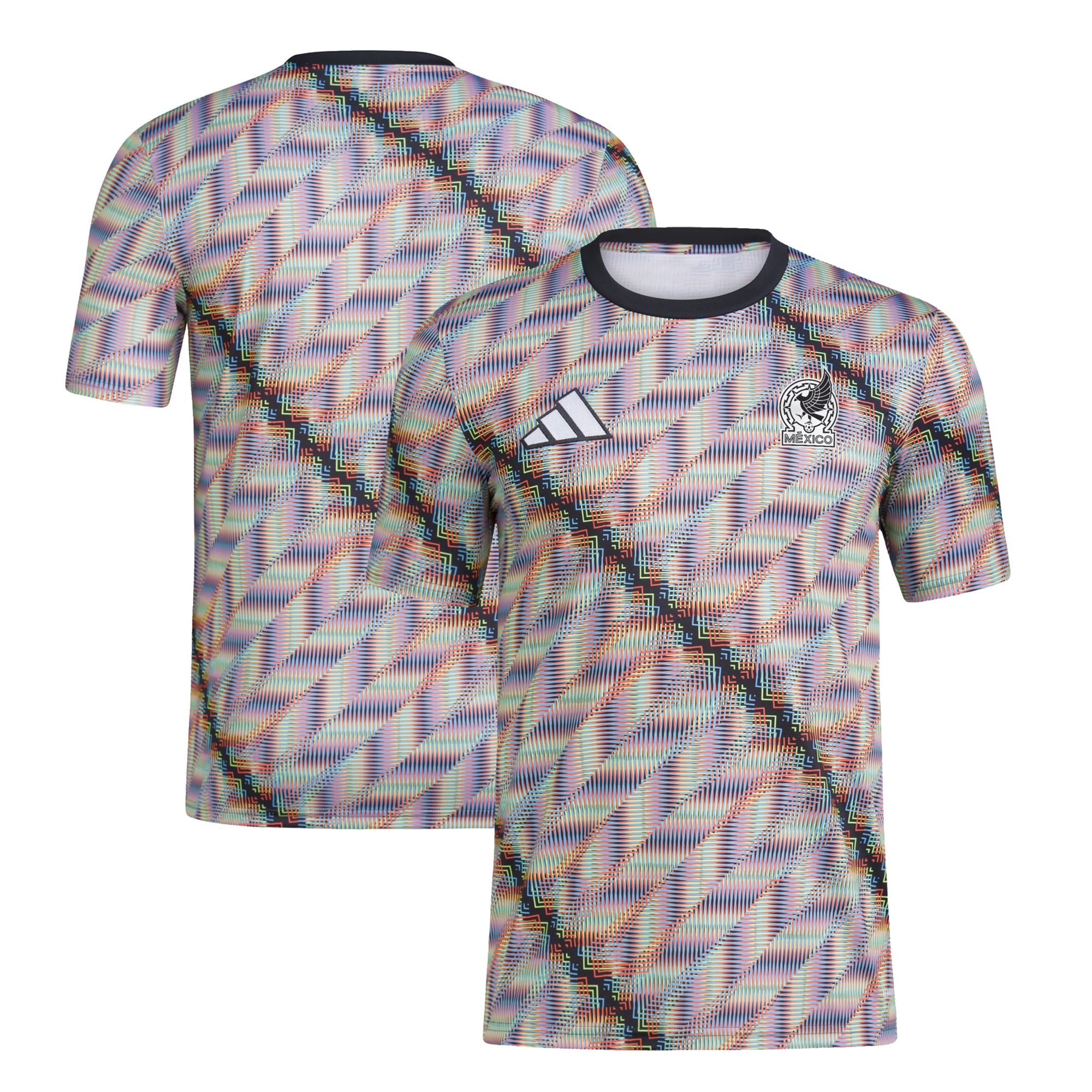 Mexico National Team adidas 2024 Hispanic Heritage Pre-Match Top - Black