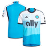 Charlotte FC adidas 2024 The Carolina Kit: Explore  Jersey - Blue