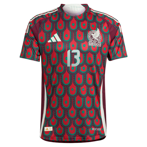 Guillermo Ochoa Mexico National Team adidas 2024 Home Player Jersey - Burgundy