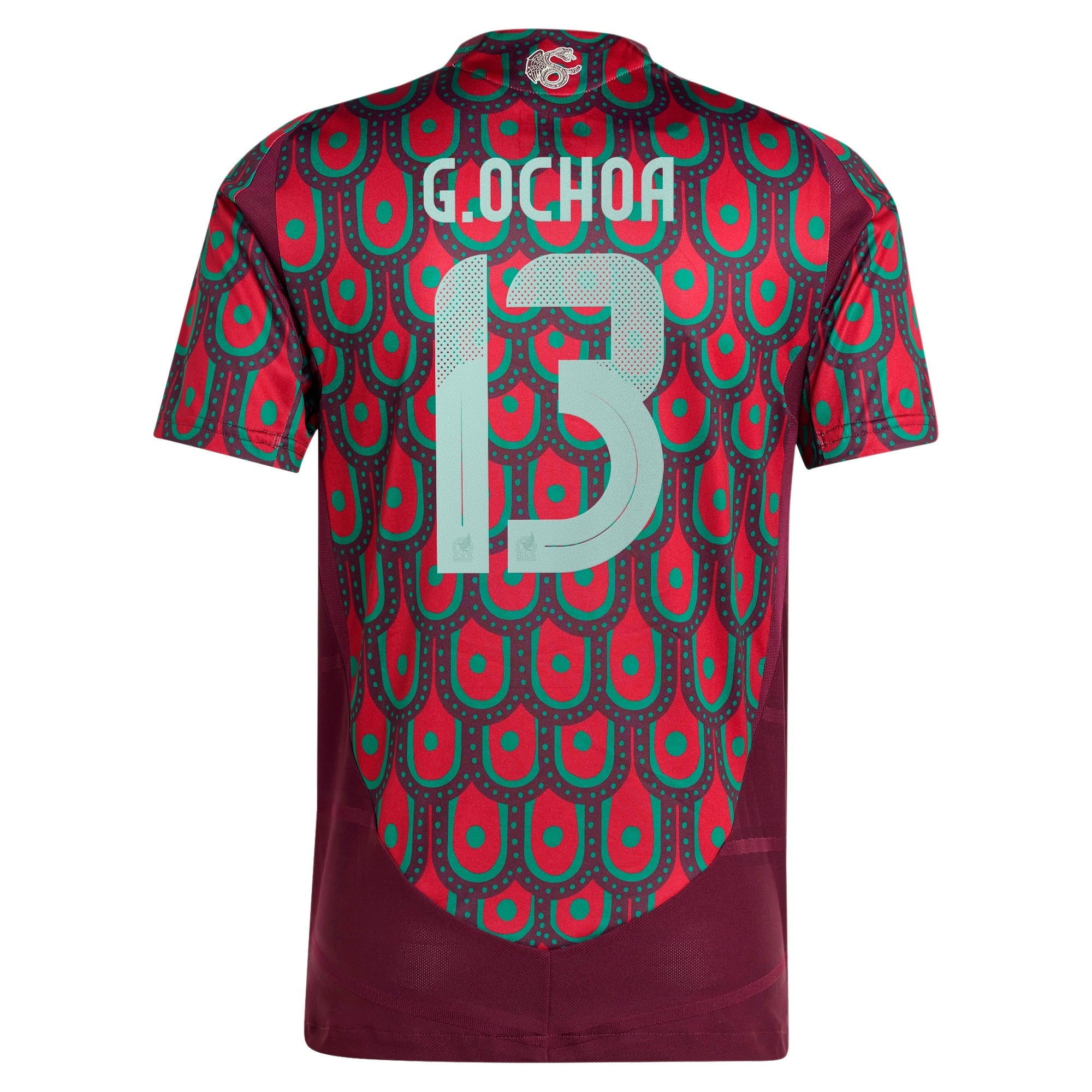 Guillermo Ochoa Mexico National Team adidas 2024 Home Player Jersey - Burgundy