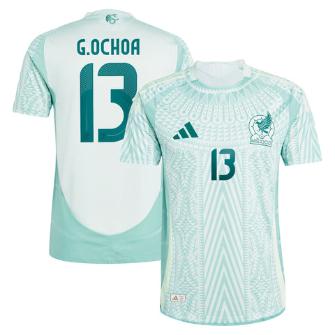 Guillermo Ochoa Mexico National Team adidas 2024 Away Player Jersey - Green
