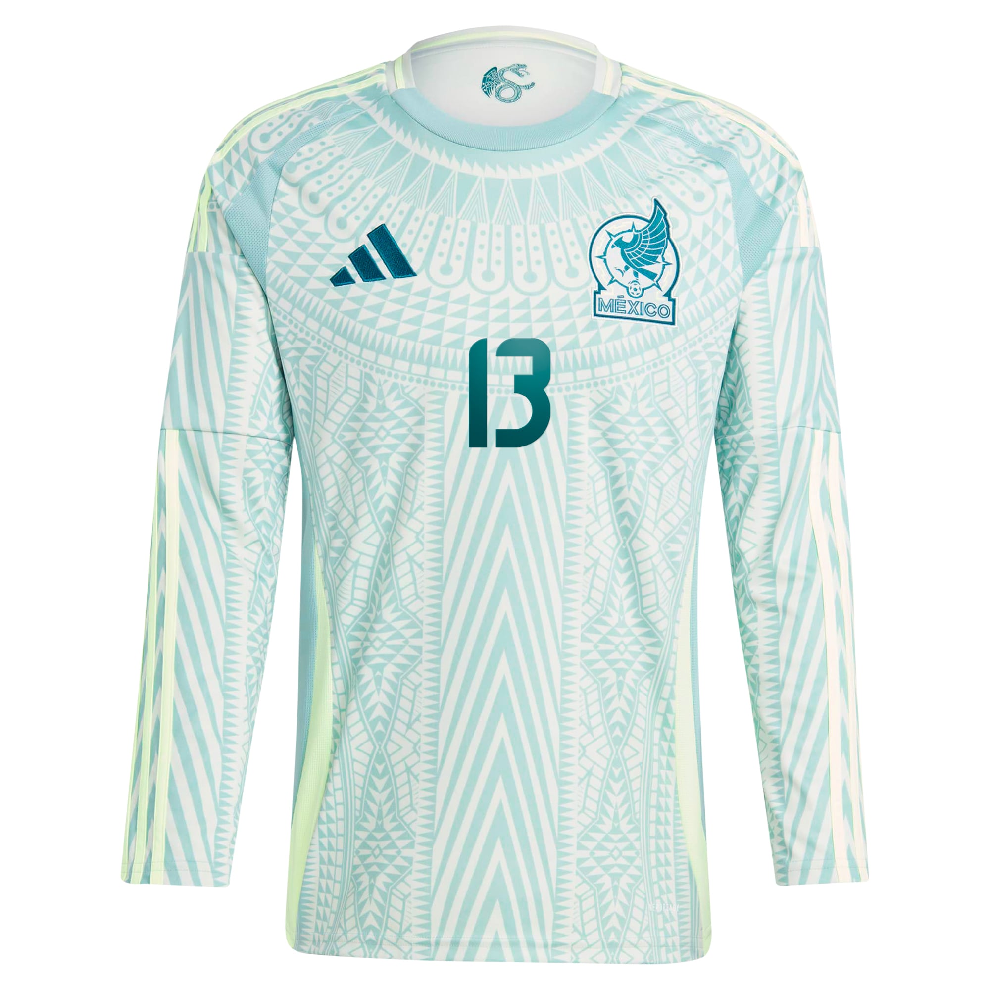 Guillermo Ochoa Mexico National Team adidas 2024 Away Player Long Sleeve Jersey - Green