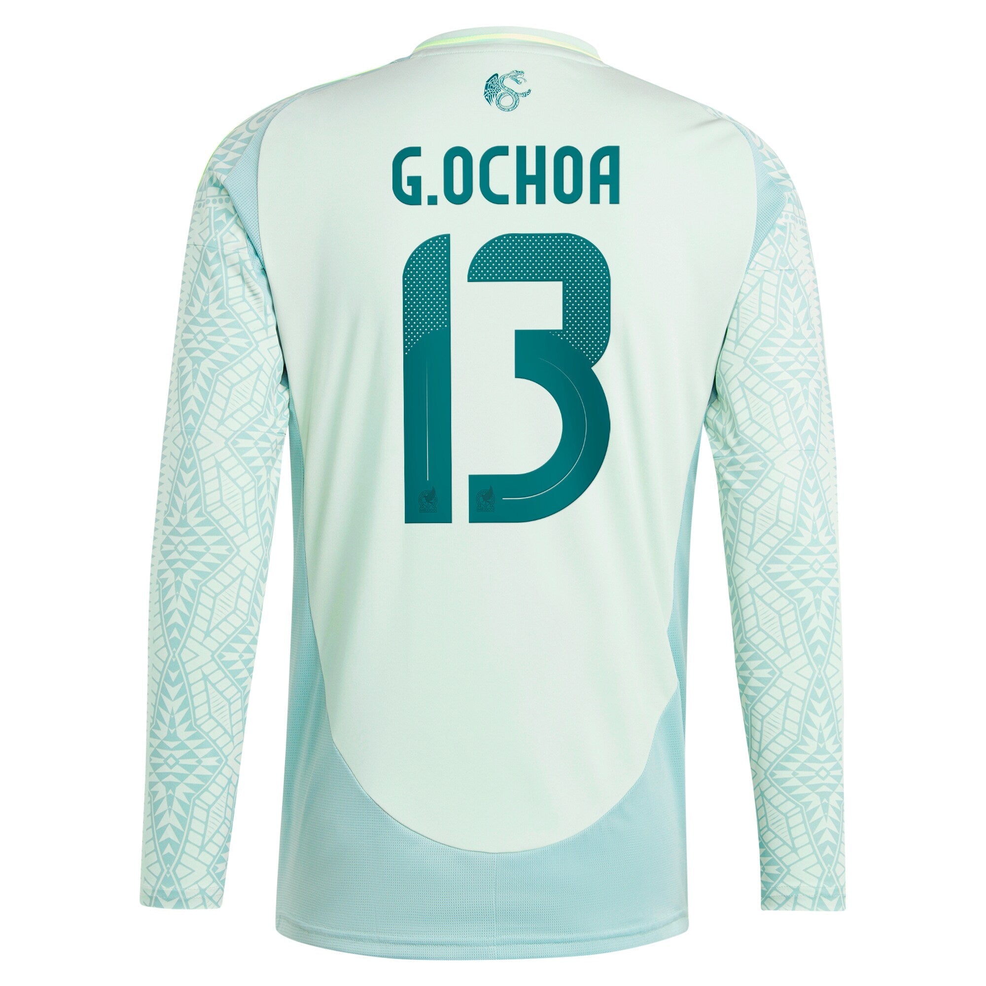 Guillermo Ochoa Mexico National Team adidas 2024 Away Player Long Sleeve Jersey - Green
