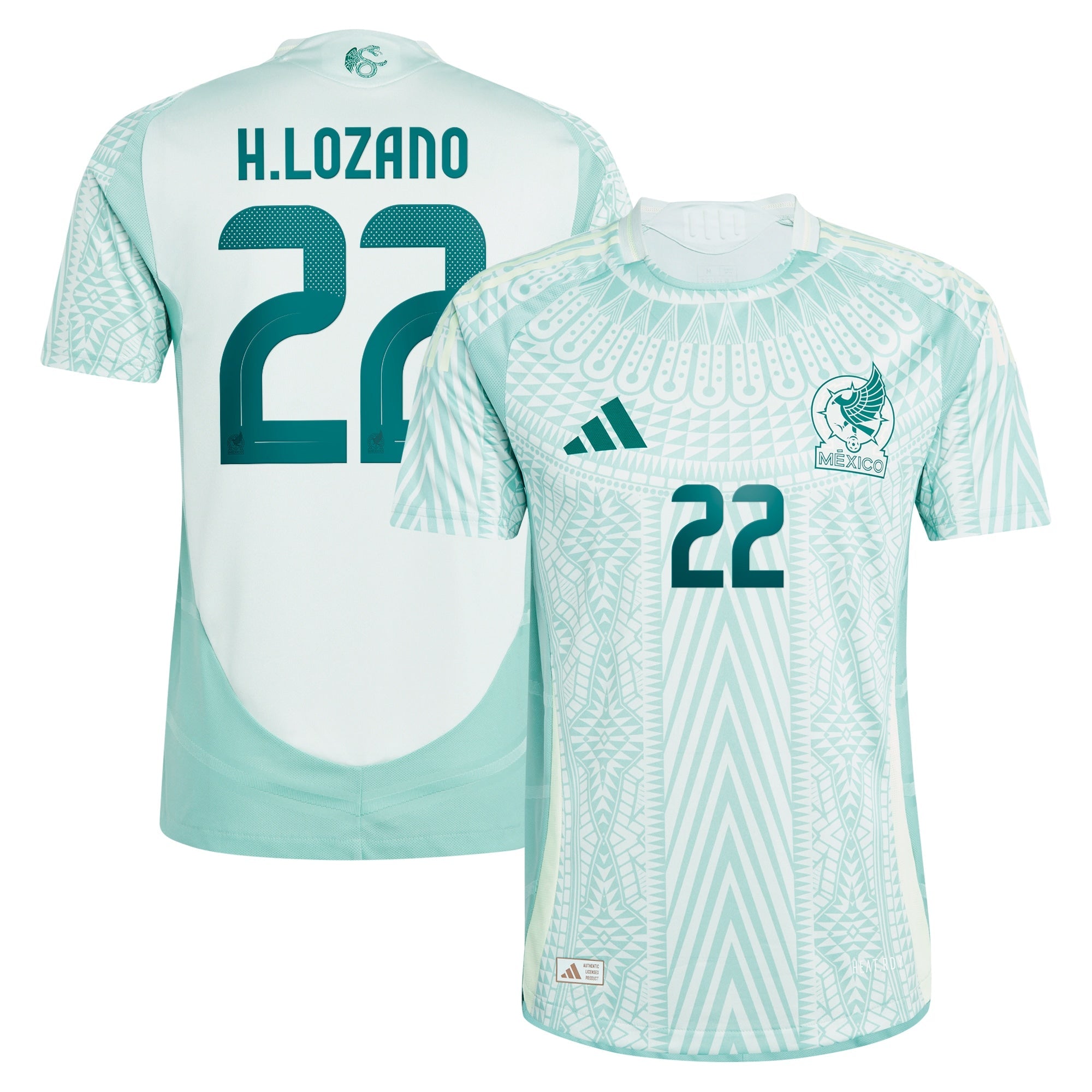 Hirving Lozano Mexico National Team adidas 2024 Away Player Jersey - Green