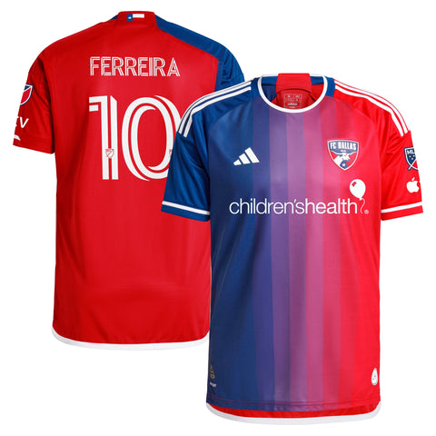 Jesus Ferreira FC Dallas adidas 2024 After Burner Player Jersey – Navy