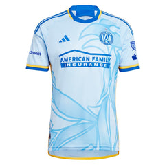 Atlanta United FC adidas 2024 The Resurgens Kit ustom Jersey - Light Blue