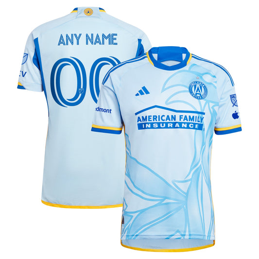 Atlanta United FC adidas 2024 The Resurgens Kit ustom Jersey - Light Blue