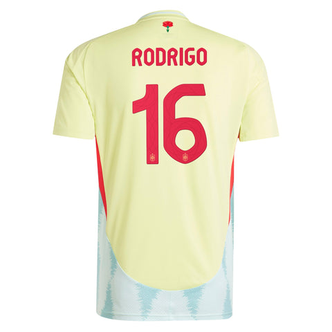 Rodrigo Spain National Team adidas 2024 Away Jersey - Yellow