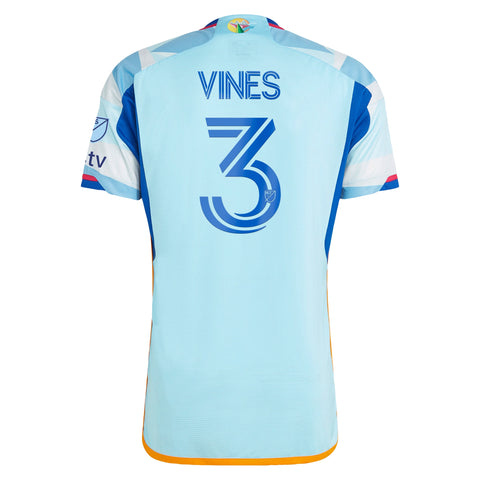 Sam Vines Colorado Rapids adidas 2024 New Day Kit Player Jersey - Light Blue