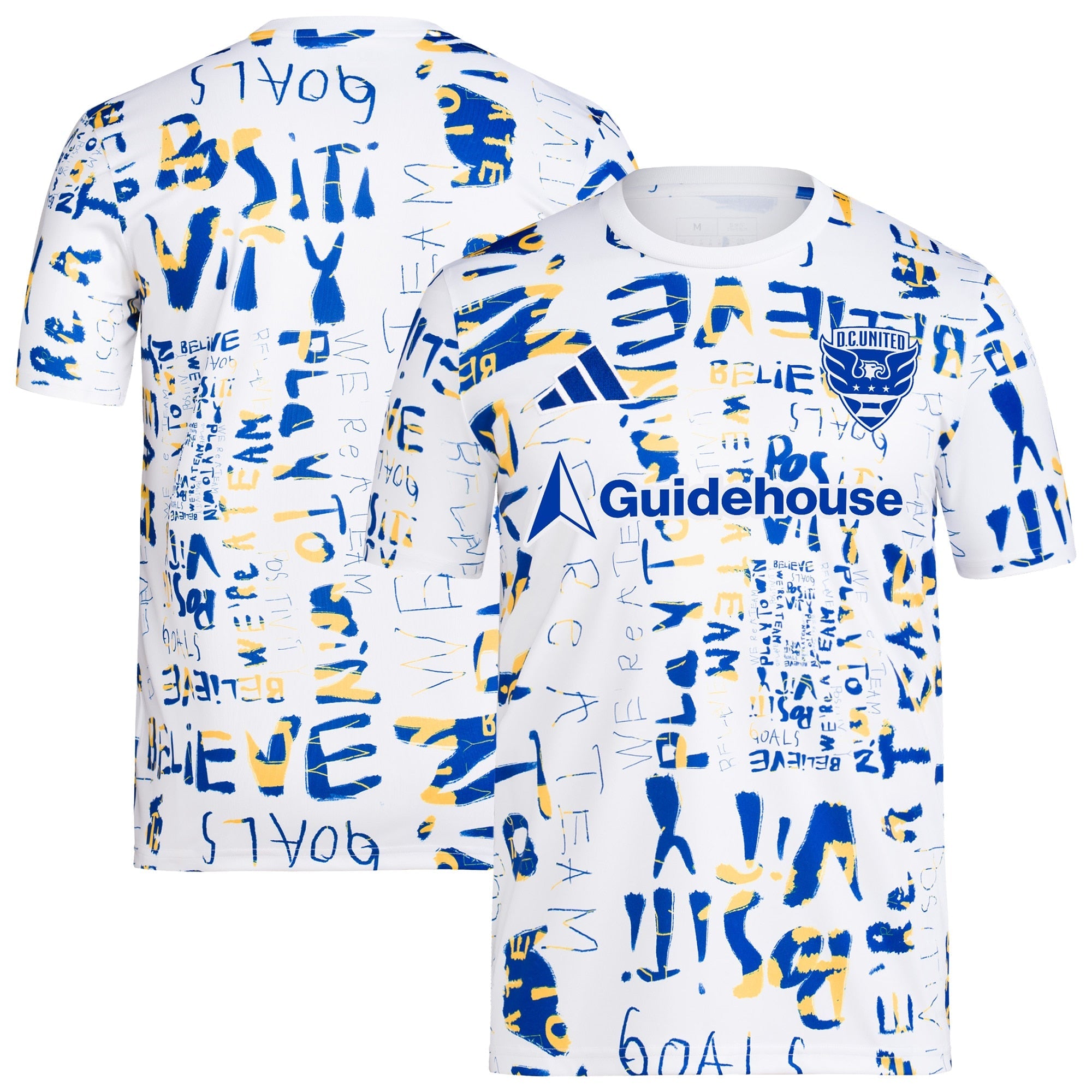 D.C. United adidas 2024 MLS Kick Childhood Cancer Pre-Match Top - White