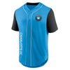 Charlotte FC Fanatics Balance Fashion Baseball Jersey - Blue