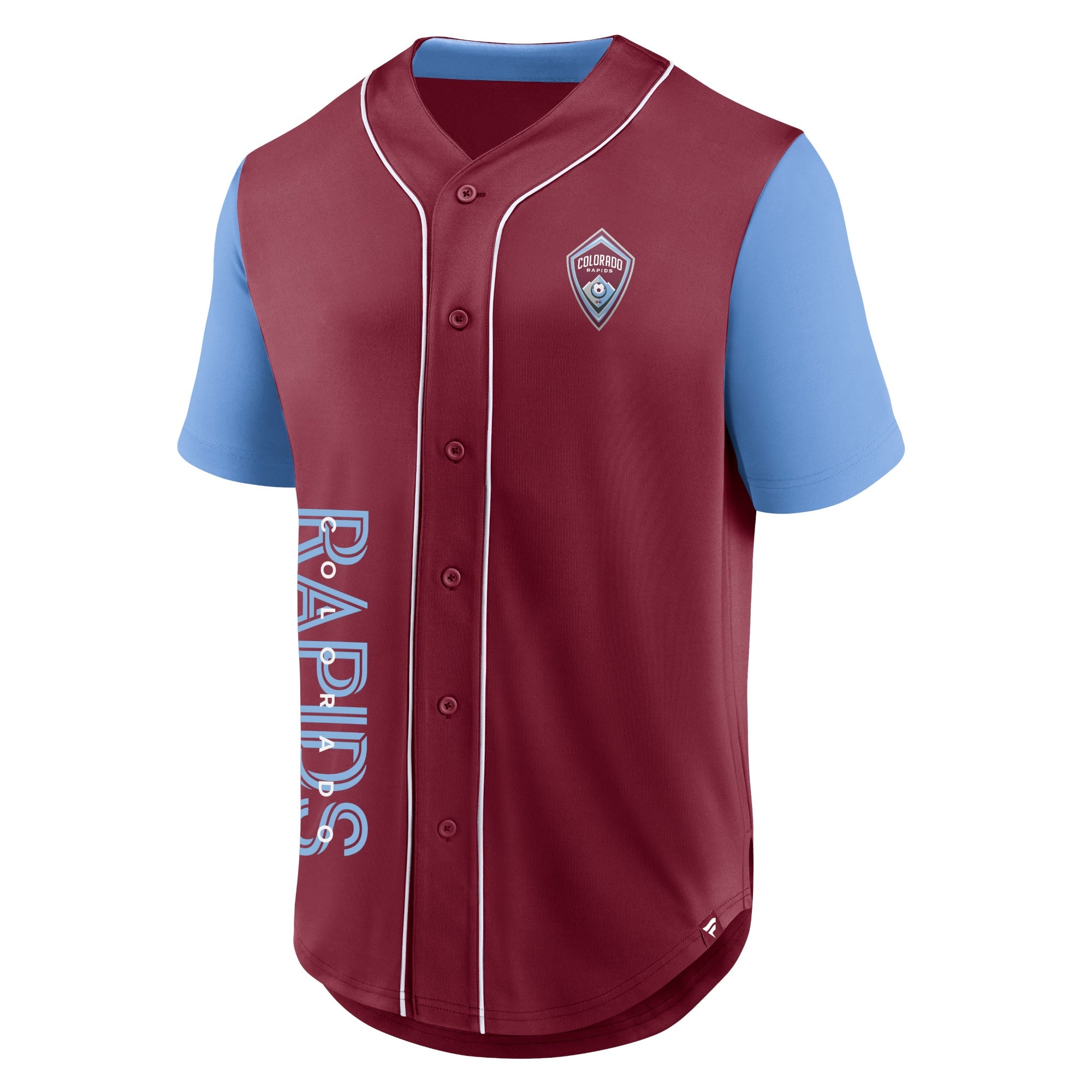 Colorado Rapids Fanatics Balance Fashion Baseball Jersey - Burgundy