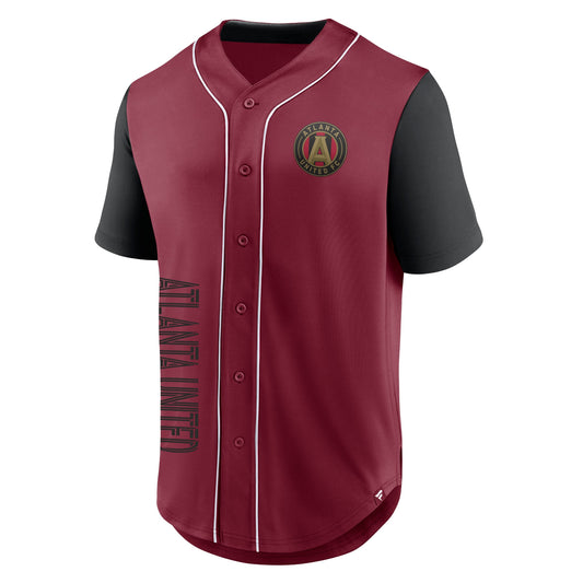 Atlanta United FC Fanatics Balance Fashion Baseball Jersey - Red