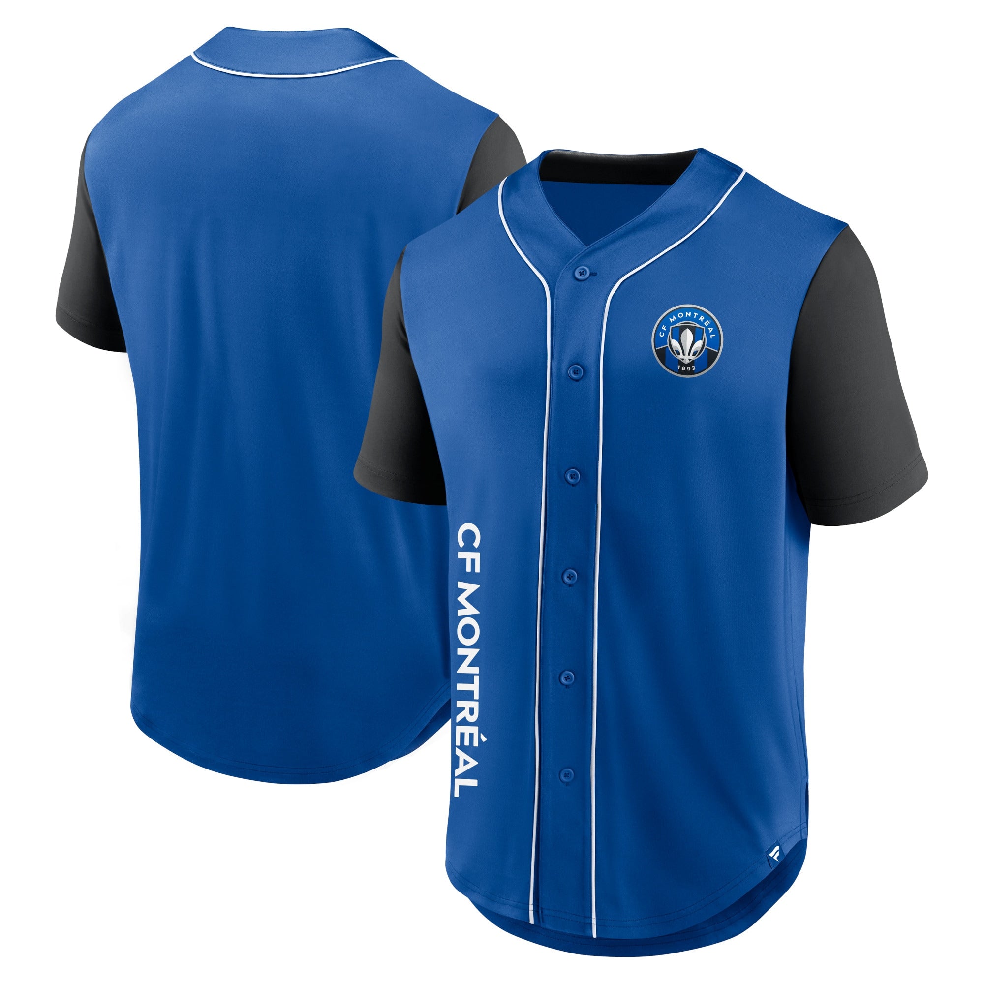 CF Montreal Fanatics Balance Fashion Baseball Jersey - Royal