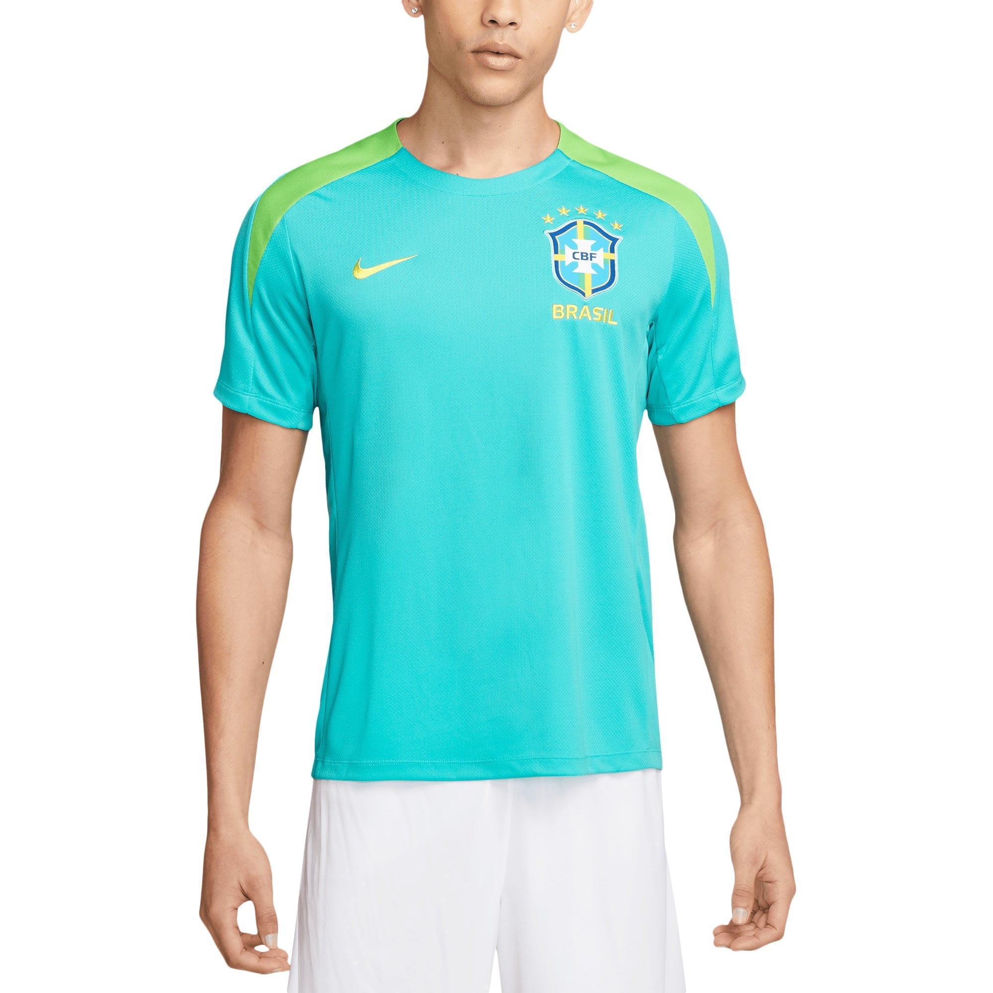Brazil National Team Nike 2024 Strike Performance Top - Aqua