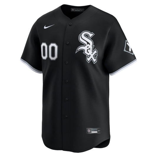Chicago White Sox Nike Alternate Limited Custom Jersey – Black