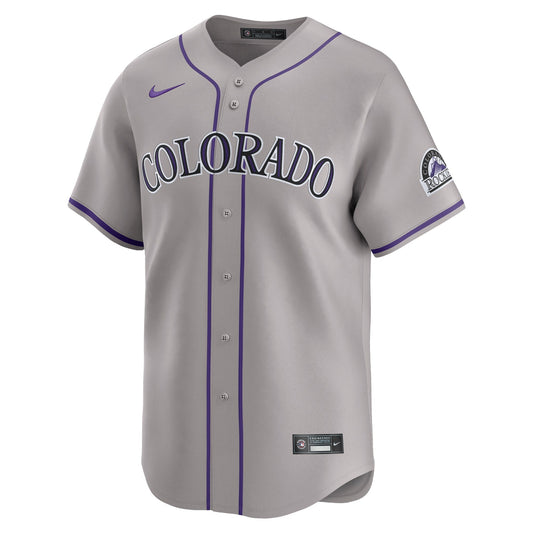 Colorado Rockies Nike Road Limited Jersey – Gray