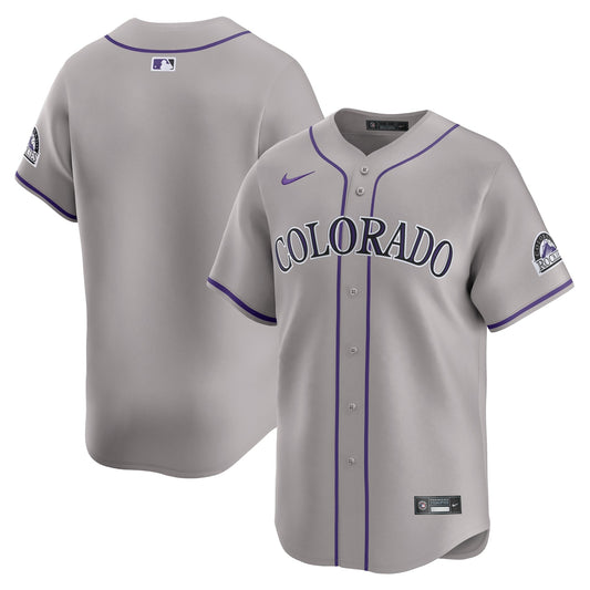 Colorado Rockies Nike Road Limited Jersey – Gray